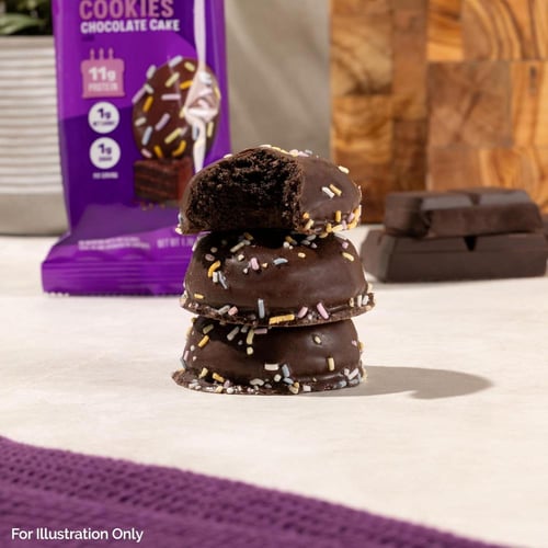 كويست كوكيز بروتين فراستد كيك الشوكولاتة | سناك عا...