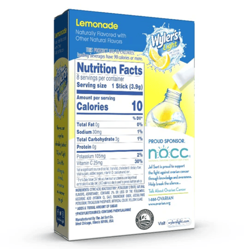 ويلرز لايت | بودرة شراب ليمون بدون سكر