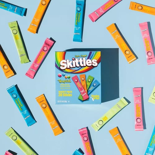 سكتلز تروبيكال منكهات للماء استوائية خالى من السكر