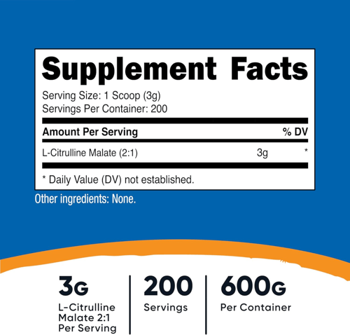نوتريكوست إل سيترولين ماليت مكمل ضخ الدم و زيادة ا...