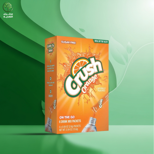 كراش مسحوق للماء بنكهة فواكه غني بدون سكر