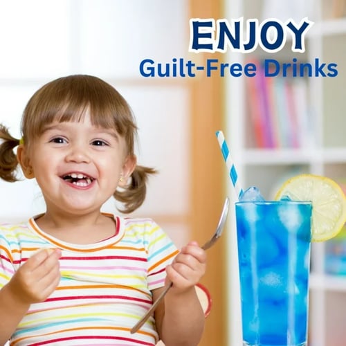 ايسي بطعم التوت الأزرق الآن في مشروب بودرة فوري خا...