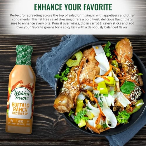 والدن فارمز صلصة بافالو رانش الخالية من السعرات ال...