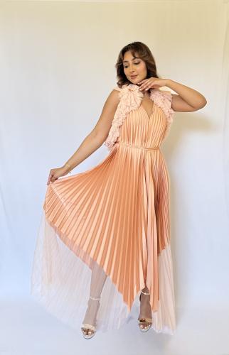 Evening dress beige from Bella's selections