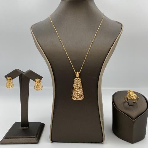 نصف طقم ذهب عيار 21