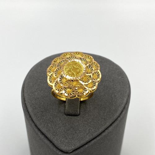 خاتم ذهب عيار 21 بوزن 5.63 جرام