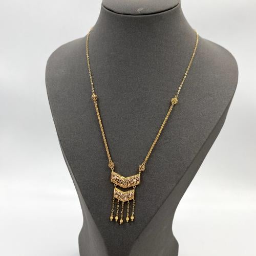 عقد سبحة ذهب عيار 21 الوزن 4.7 جرام