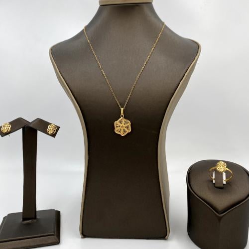 نصف طقم ذهب عيار 21 الوزن 4.3 جرام