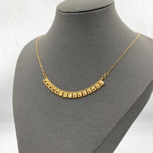 عقد ذهب صافي عيار 21 من اجمل العقود الجديدة