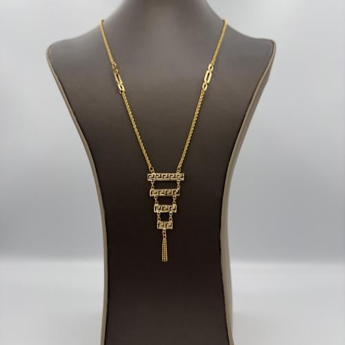 عقد ذهب عيار 21 ذهب صافي لاطلالة لا تُضاهي