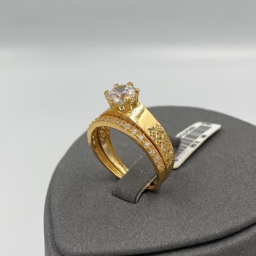 خاتم توينز ذهب عيار 21 الوزن 3.50 جرام