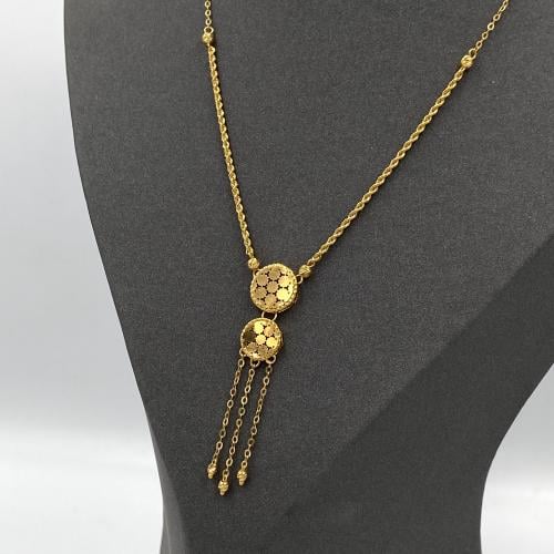 عقد ذهب عيار 21