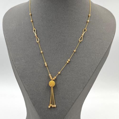 عقد سبحة ذهب عيار 21 الوزن 6.1 جرام