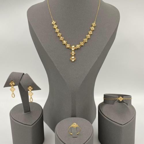 طقم ذهب عيار 21