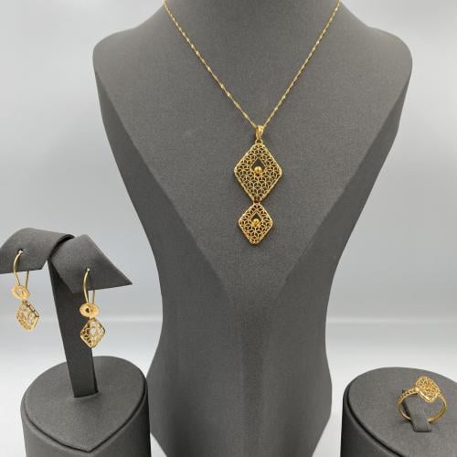 نصف طقم ذهب عيار 21