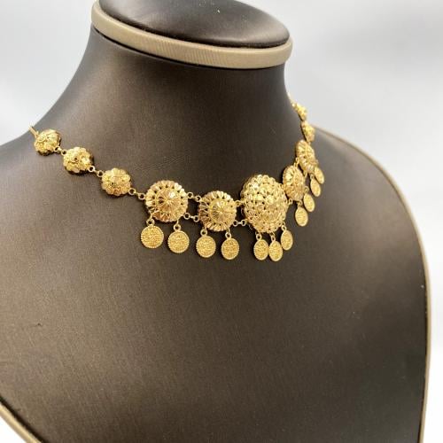 عقد خناق ذهب عيار 21 الوزن 7.3 جرام