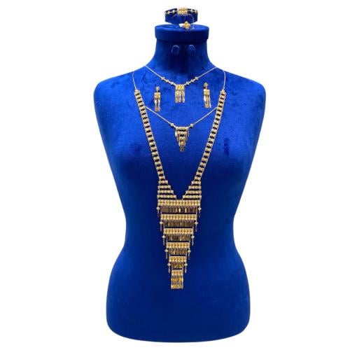 طقم كرسي جابي ذهب صافي عيار 21 الوزن 44.73 جرام