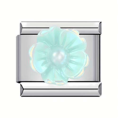 3d Blue flower