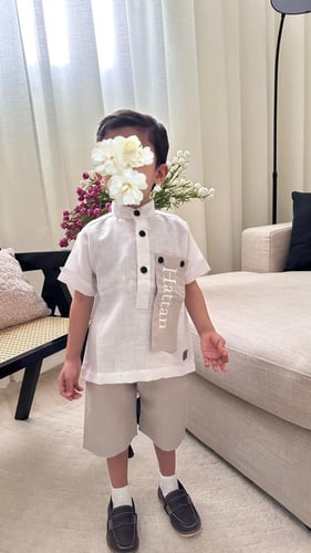 طقم ولادي صيفي أنيق ومميز