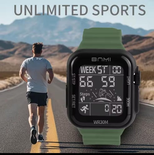 ساعة رياضية إلكترونية ولادي