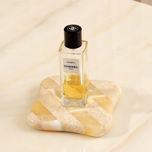 قاعدة مربعة – Honey Onyx & Travertine