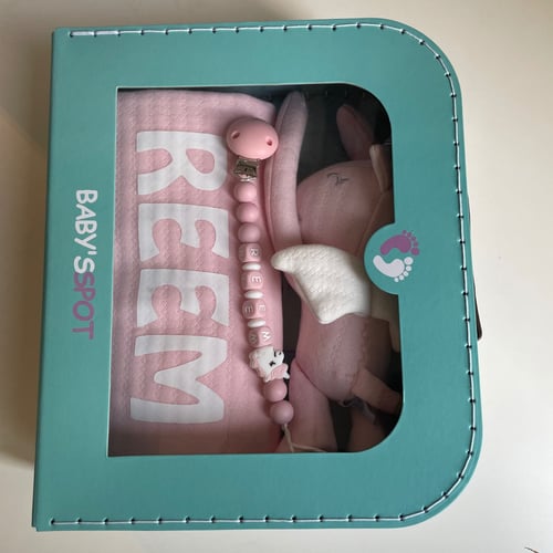 بكج بطانيه مع دميه الينكورن