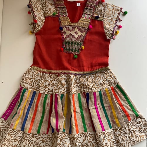 فستان قطعه مقاس 3سنوات و 4 سنوات