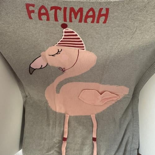 بطانيه فلامينغو حياكه يدويه