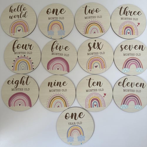 كروت اشهر العمر خشب