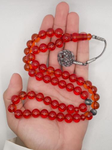 Saffron-colored - the color of saffron is purple s...