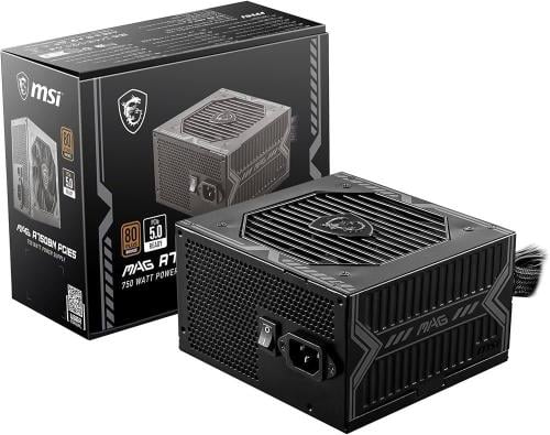 MSI MAG A750BN 750W 80 PLUS BRONZE POWER SUPPLY