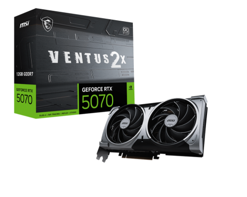 بطاقة الرسومات MSI GeForce RTX 5070 12G VENTUS 2X...