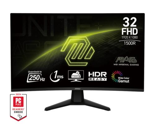 شاشة MSI MAG 32C6X بحجم 32 بوصة، دقة FHD، 250Hz –...