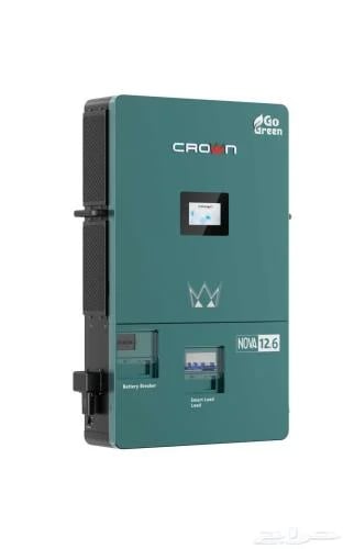 محول طاقة شمسية هايبرد 12.6 كيلو واط كراون | Crown Hybrid Inverter 12.6kW - Single Phase