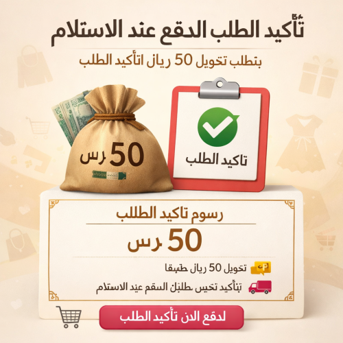 تاكيد الدفع عند الاستلام