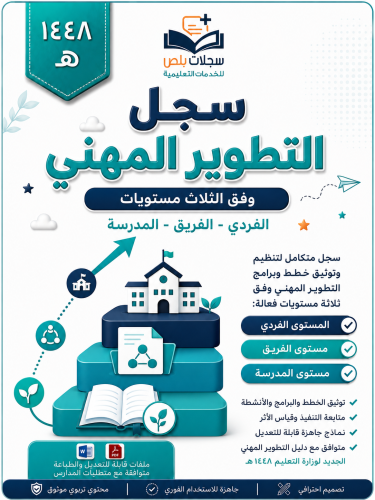 خطة التطوير المهني وفق المستويات الثلاثة