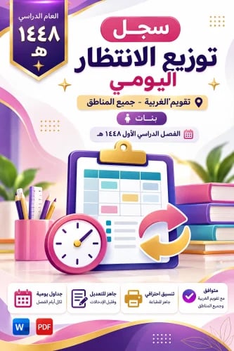 الخطة الأسبوعية لتحسين نواتج التعلم في اختبارات نا...