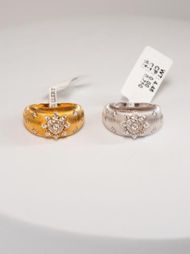 Yellow gold ring Italian design (4.78 grams - 18 k...