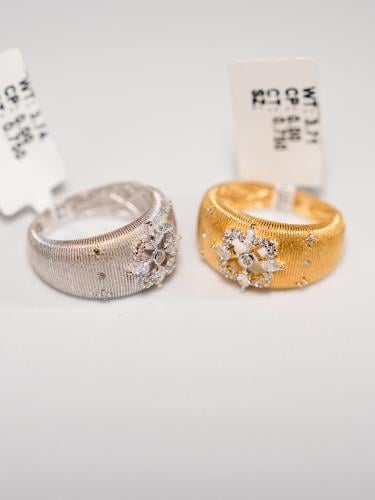 Yellow gold ring Italian design (3.71 grams - 18 k...