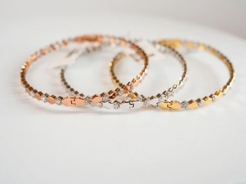 White gold bracelet Italian design (8.35 grams - 1...