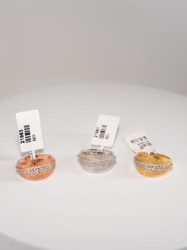 Rose gold ring Italian design (2.2 grams - 18 kara...