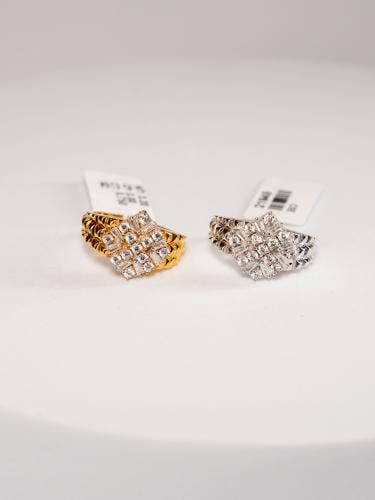 Yellow gold ring Italian design (3.2 grams - 18 ka...