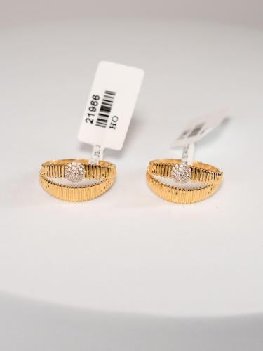 Yellow gold ring Italian design (2.05 grams - 18 k...