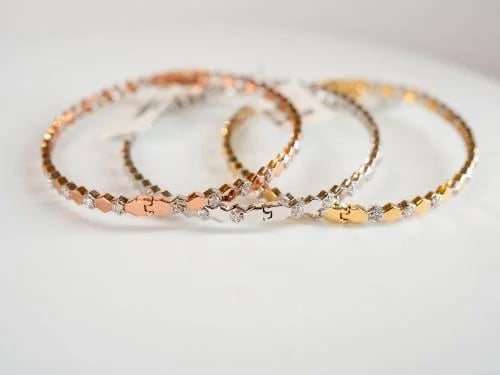 Rose gold bracelet Italian design (8.53 grams - 18...