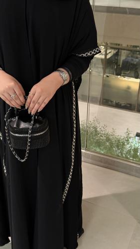 Embroidered abaya