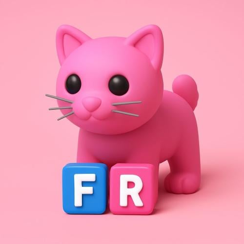 pink cat
