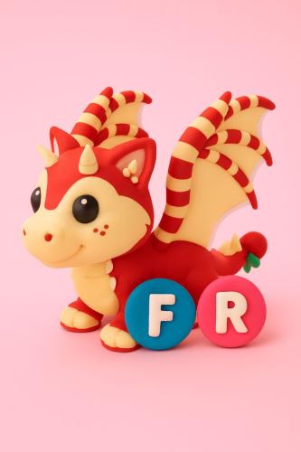 Strawberry bat dragon