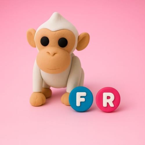 Albino monkey-قرد ابيض