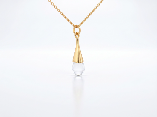 Clear Quartz Pendant Necklace