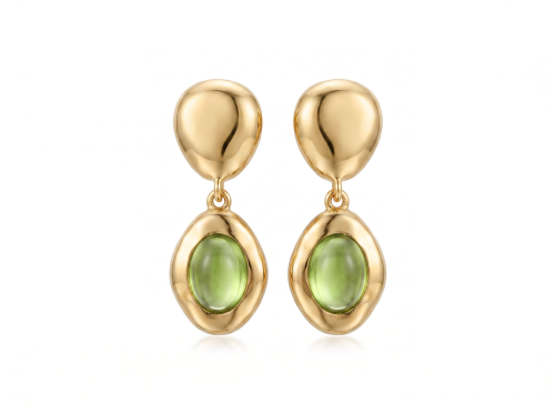 Peridot Drop Earrings